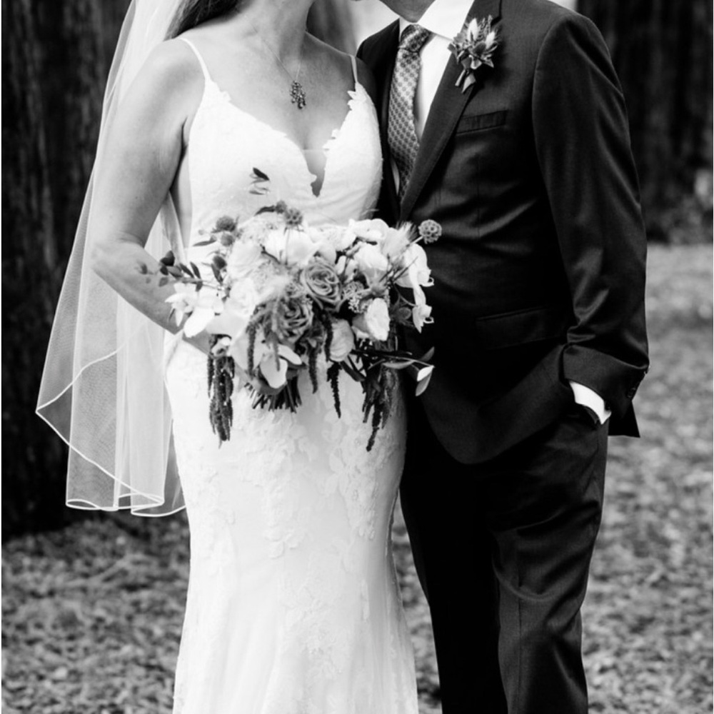 Hayley Paige Occasions White Wedding Dress